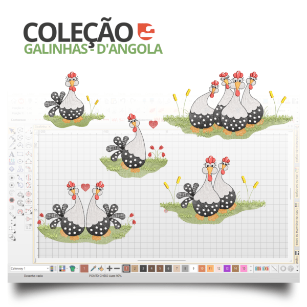 Matrizes de Galinhas d'angola