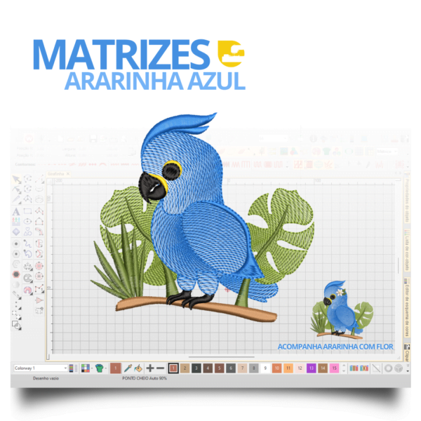 Matrizes de Ararinha Azul